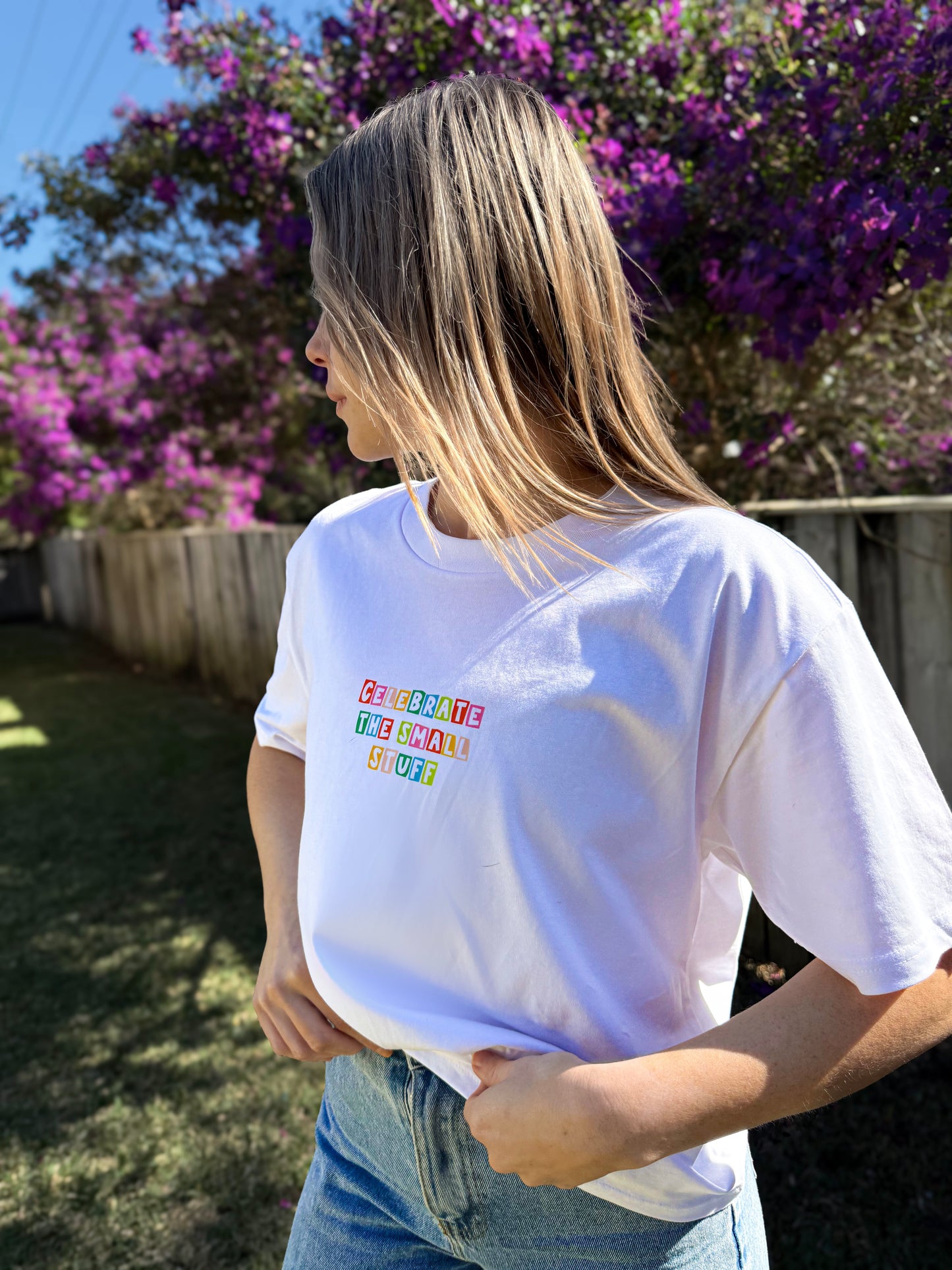 PRE ORDER Women's Celebrate the Small Stuff Tee - Shipping mid September