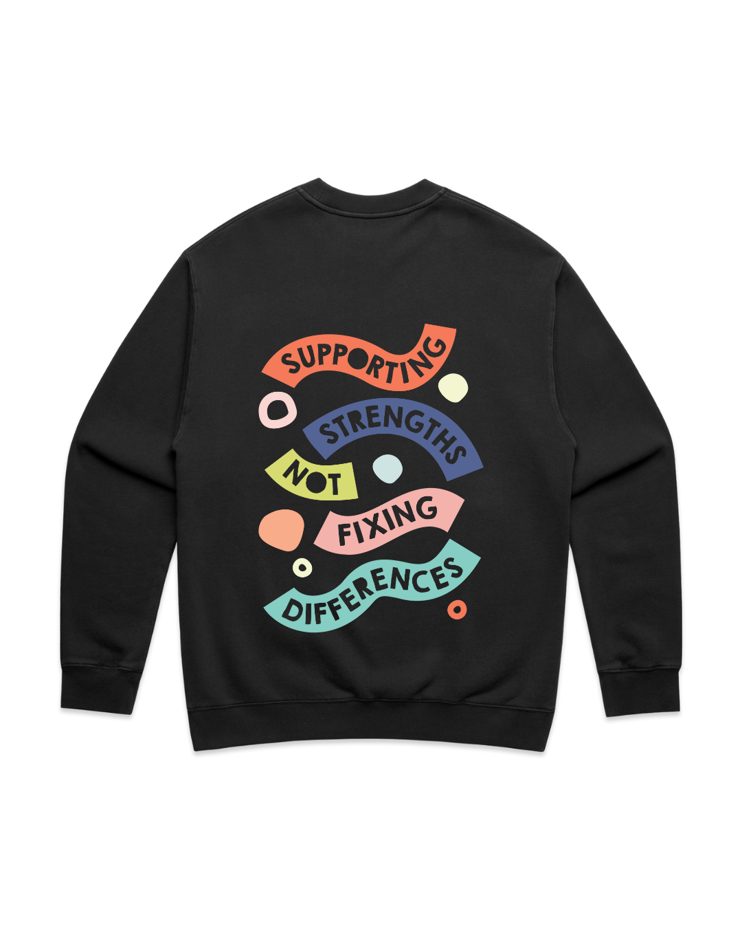 PRE ORDER Women's Supporting Strengths, Not Fixing Differences Sweatshirt